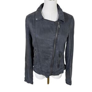 Max Jeans 100% Tencel Zip UP Long Sleeve Jacket US Women's S